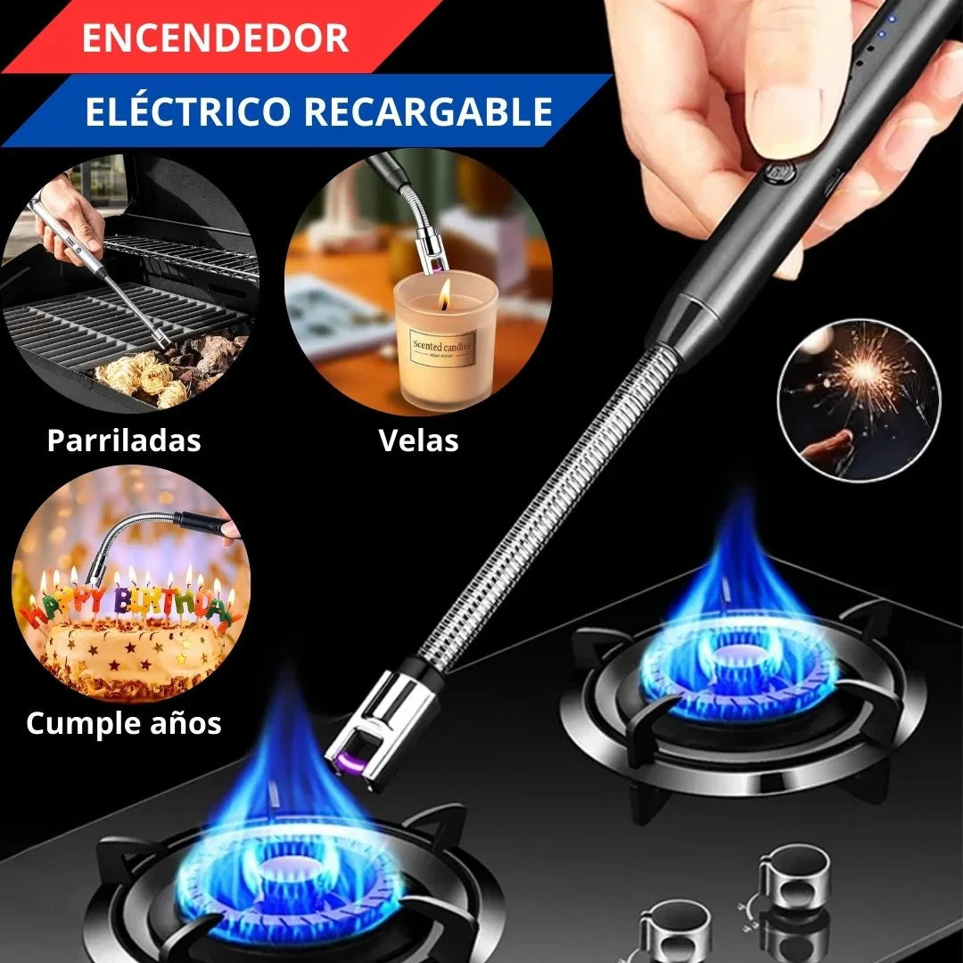 Pack 2x1: Encendedor Eléctrico USB Recargable