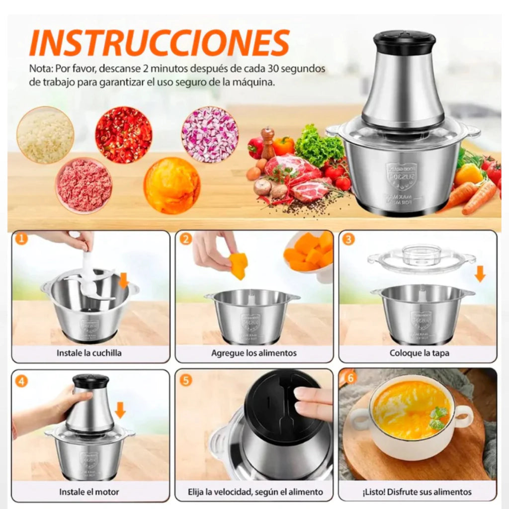 Picadora BienestarPlus® - Eficiencia y rapidez en tu cocina