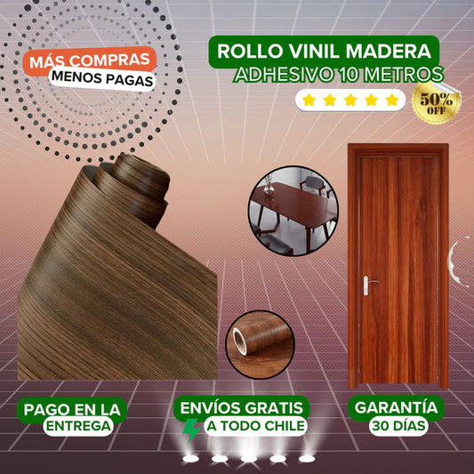 Vinilo Adhesivo Café 10M – Renueva fácil y rápido